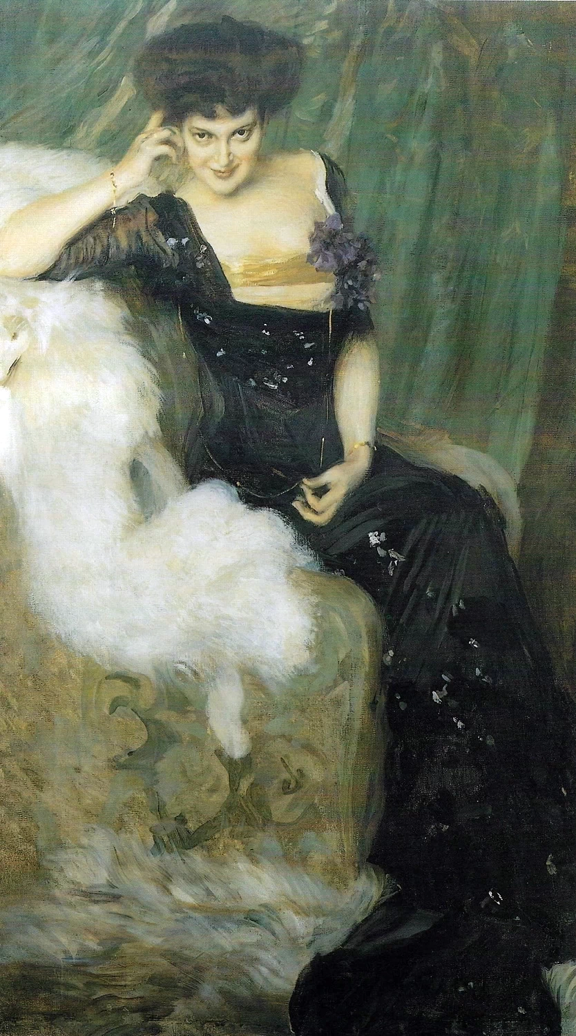 202-Ettore Tito-Ritratto di Nerina Volpi-1909  